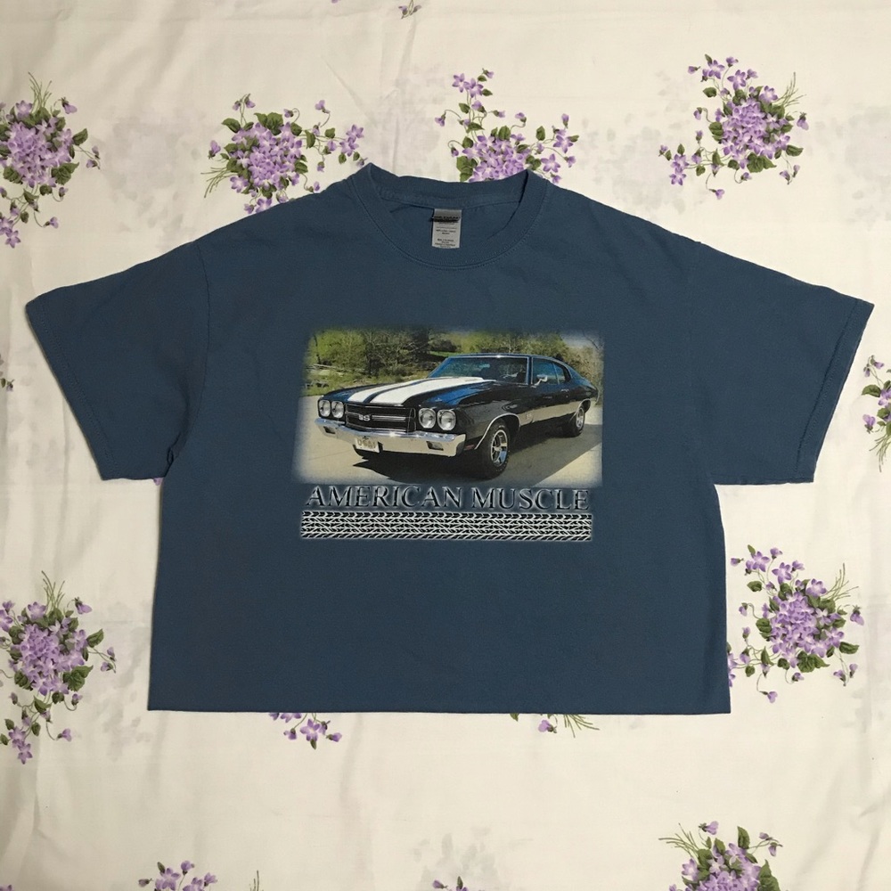 American muscle Blue T-shirt